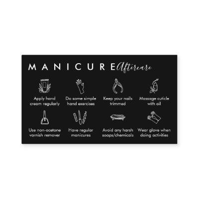 Black Top manicure aftercare tips