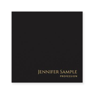 Black Velvet Custom Modern Elegant Luxurious Best Square