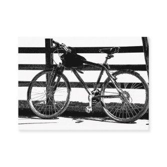 ©Black & White Bicycle at Sea