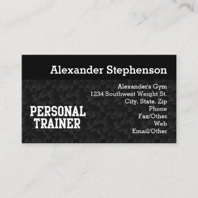 Black/White Block Personal Trainer