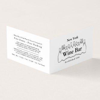 Black & White Bottles, Wine Bar/Winery, Detailed
