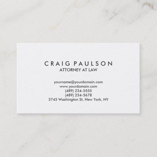 Black White Consultant Attorney