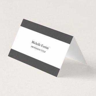 Black White Elegant Plain Minimalist