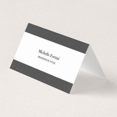 Black White Elegant Plain Minimalist