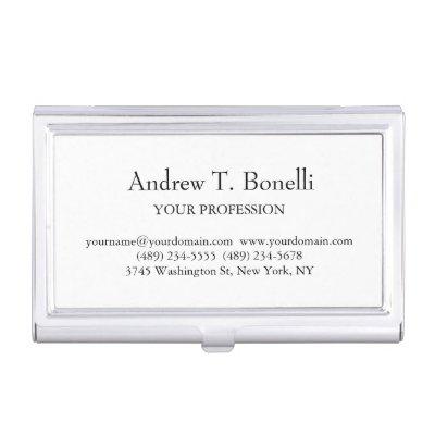 Black White Elegant Plain Simple  Case