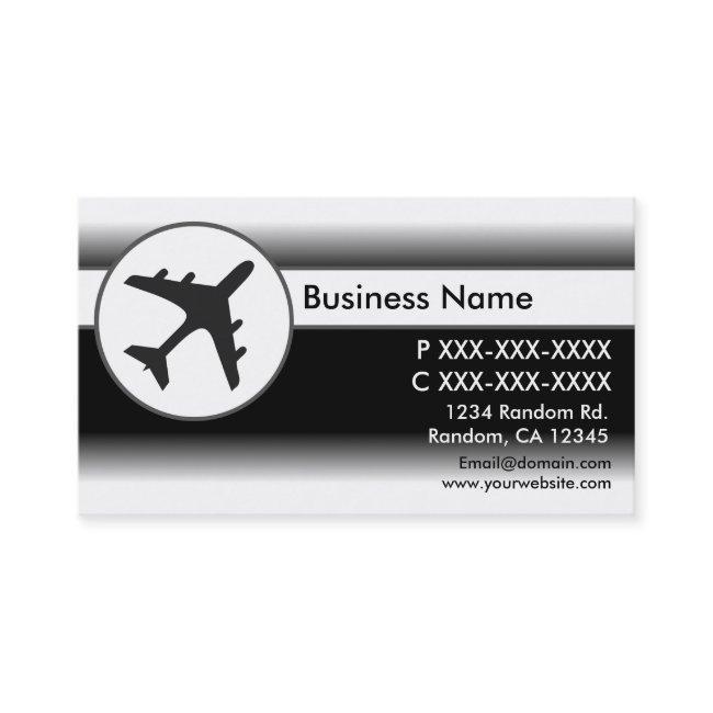 Black white fade airplane custom