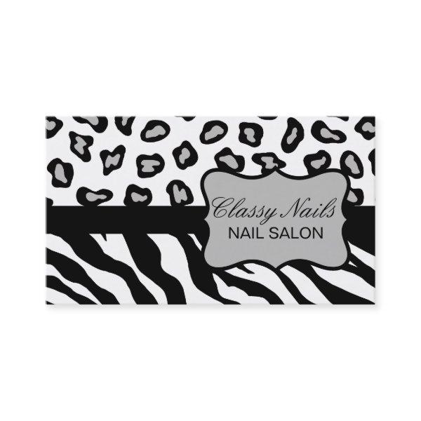 Black, White & Grey Zebra & Cheetah Custom
