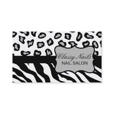Black, White & Grey Zebra & Cheetah Custom