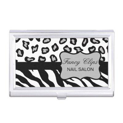 Black White Grey Zebra Leopard Skin  Case