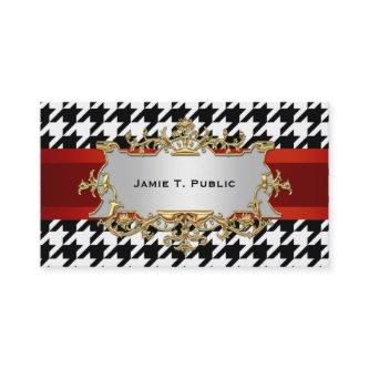 Black & White Houndstooth Pattern