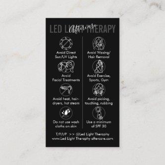 Black White Led Light Therapy Aftercare Guides