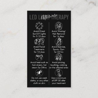 Black White Led Light Therapy Skin Aftercare