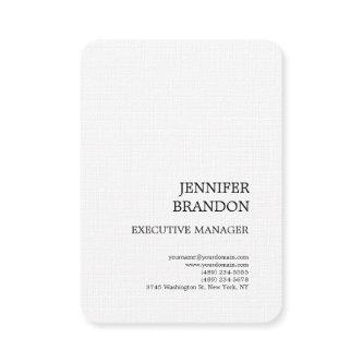 Black White Linen Minimalist Modern Plain