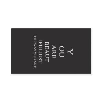 Black White Love Inspirational Quote