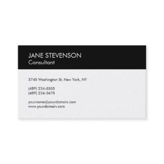 Black & White Modern Professional