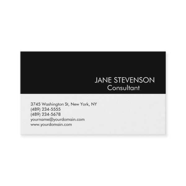 Black & White Modern Professional