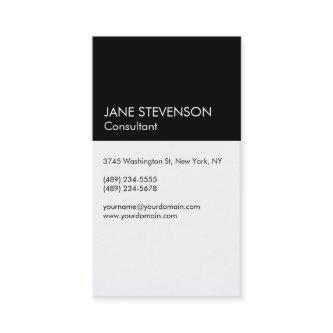 Black & White Modern Professional