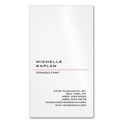 Black & White Modern Professional Exclusive  Magnet