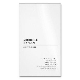 Black & White Modern Professional Exclusive  Magnet