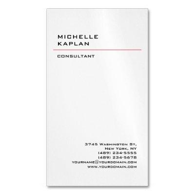 Black & White Modern Professional Exclusive  Magnet