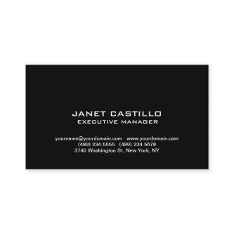 Black White Modern Professional Personal Simple