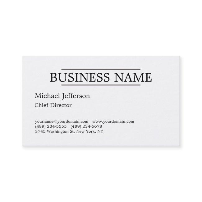 Black & White Modern Professional Plain Minimalist