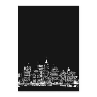Black & White New York Invitation