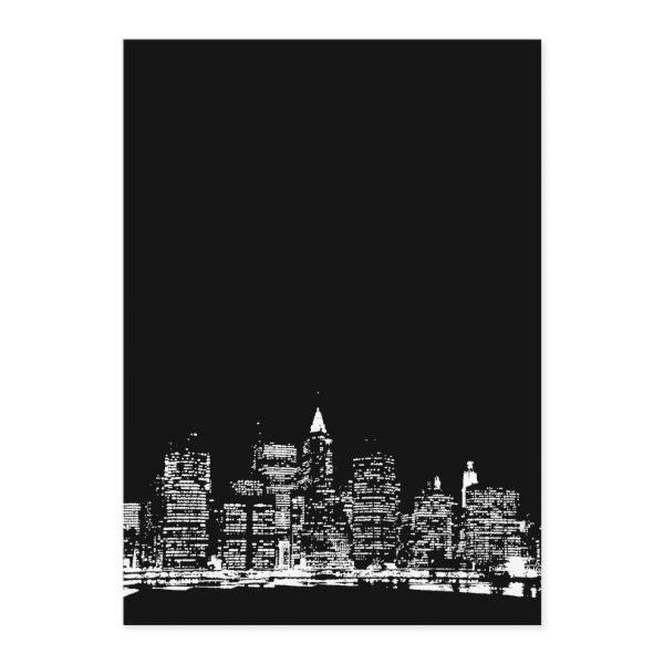 Black & White New York Invitation
