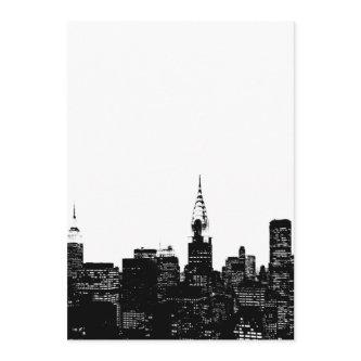 Black & White New York Invitation