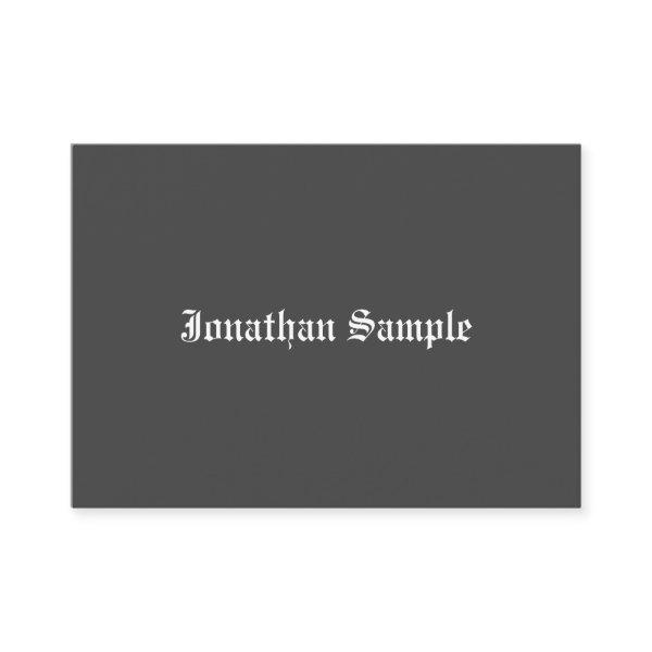 Black White Old English Text Nostalgic Template