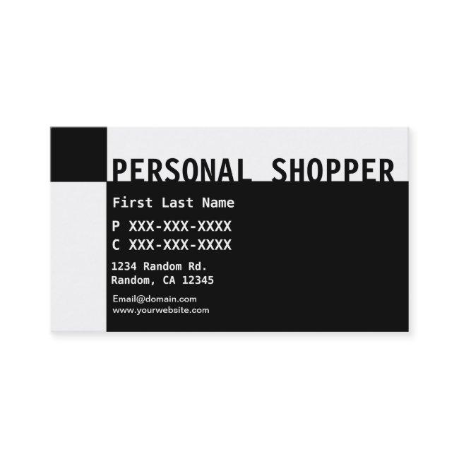 Black white Personal Shopper