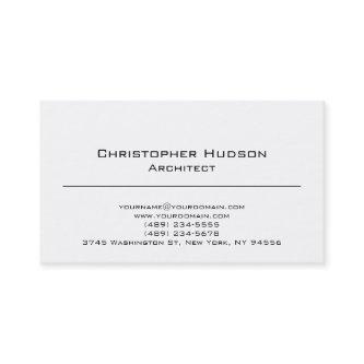 Black White Simple Plain Architect