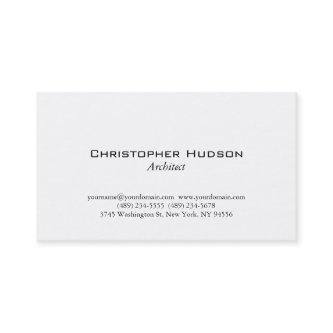 Black White Simple Plain Architect