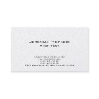 Black White Simple Plain Architect Premium Pearl