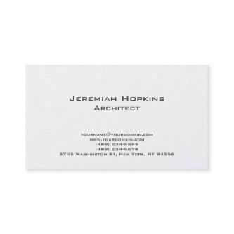 Black White Simple Plain Architect Premium Pearl