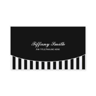 Black White Striped Referee Stripes
