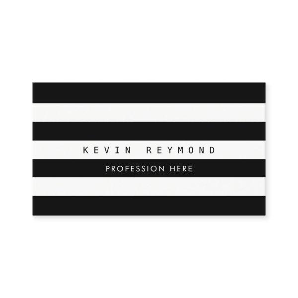 black & white stripes,  professional striped