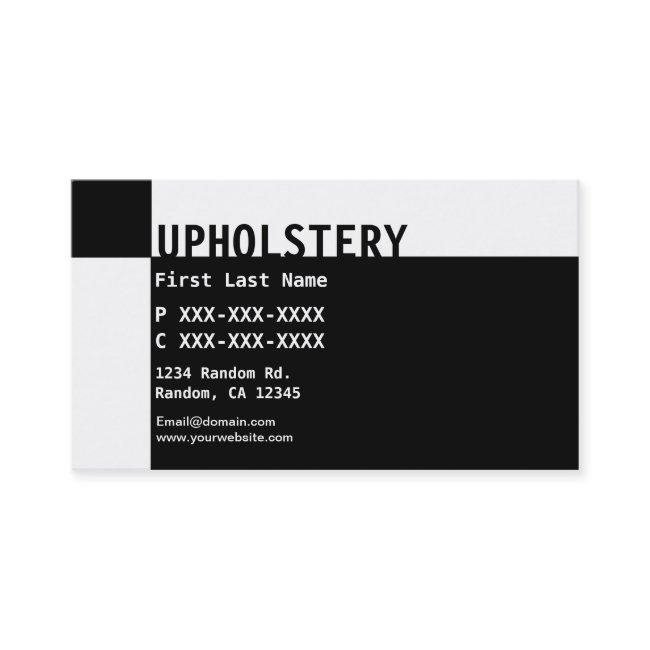 Black white Upholstery