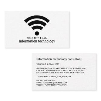Black Wi-Fi Logo, Information Technology, Computer