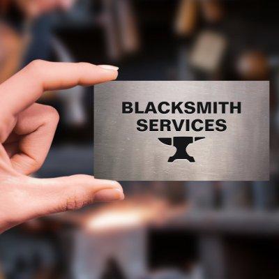 Blacksmith - Anvil on Worn sheet metal