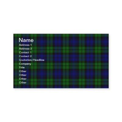 Blackwatch tartan Campbell clan