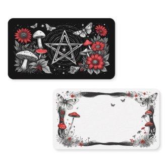 Blank Mushroom Pentacle Oracle Cards