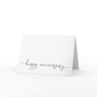 Blank Simple Business Happy Anniversary Card