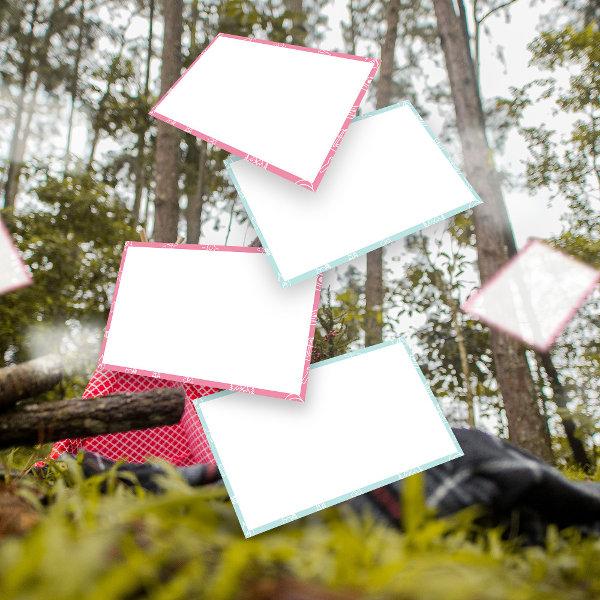 Blank Treasure Hunt Clues, Riddle Cards