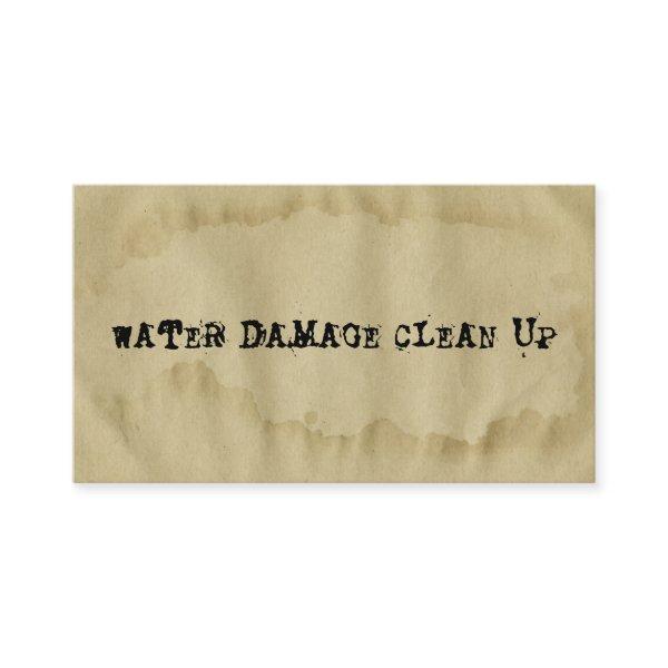 Blank Vintage Water Stained Old Paper Flood Water