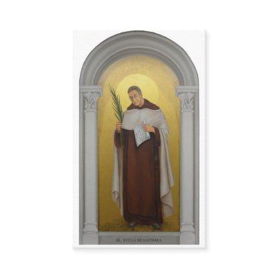 Blessed Titus Brandsma Carmelite Priest Holy Card