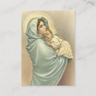 Blessed Virgin Mary Express Novena Prayer Card