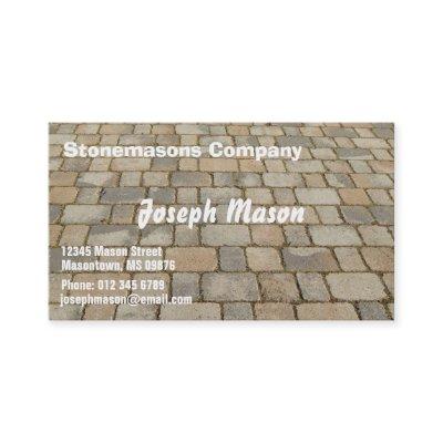 Block for pavements - stonemason