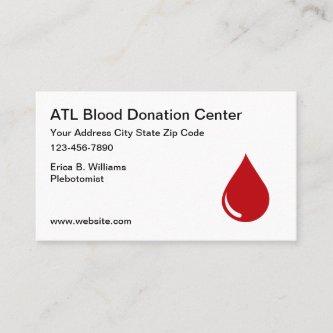 Blood Donation Center Phlebotomist