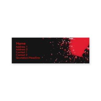 Blood Splatter Profile Card